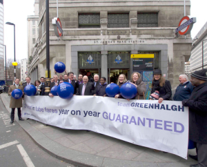 3 per cent tube fare cuts guaranteed